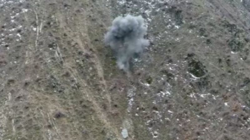 Bitlis’te havan mühimmatı imha edildi