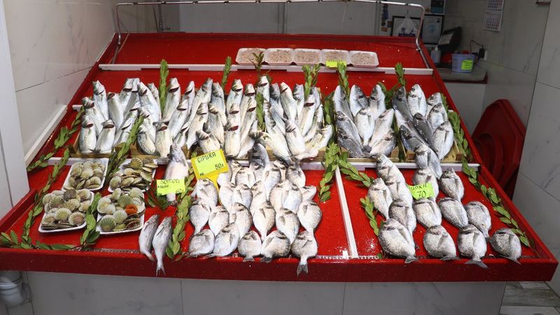 Çanakkale'deki fırtına, balık fiyatlarını yükseltti