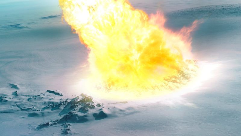 Bilim insanları, Antarktika'ya göktaşının çarptığını keşfetti