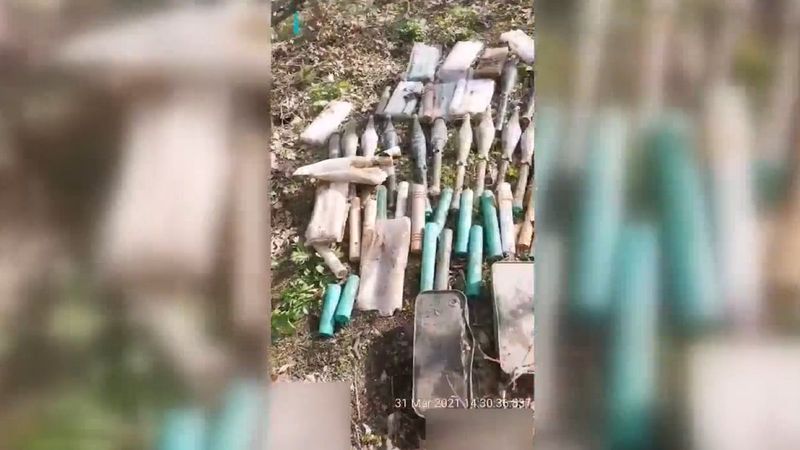 Hakurk'ta PKK'ya ait silah ve mühimmat ele geçirildi