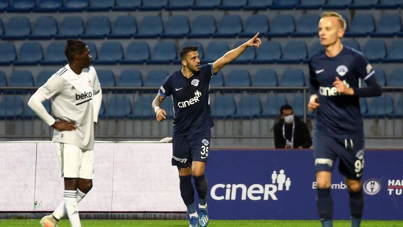 Beşiktaş deplasmanda Kasımpaşa'ya mağlup oldu