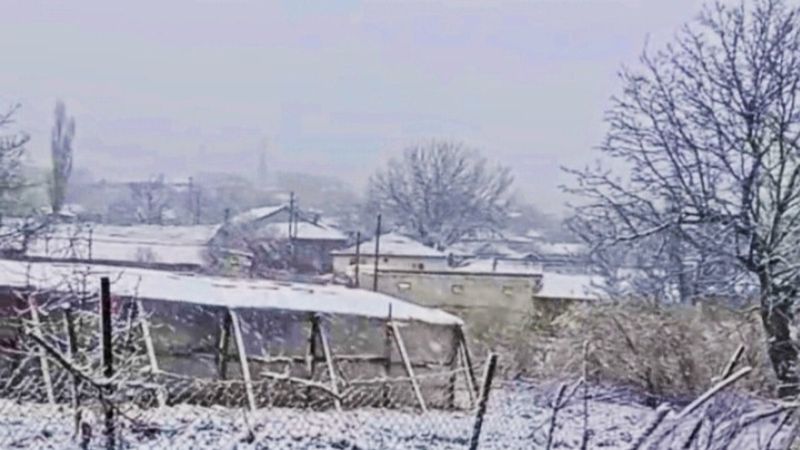 Edirne'de kar yağışı başladı