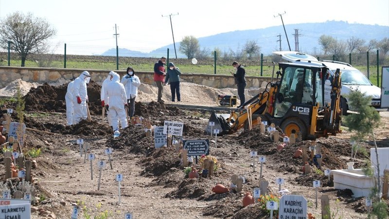 Çanakkale'de karışan cenaze yeniden toprağa verildi