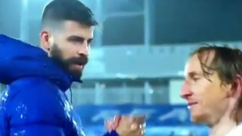 Modric ve Pique arasındaki ilginç diyalog