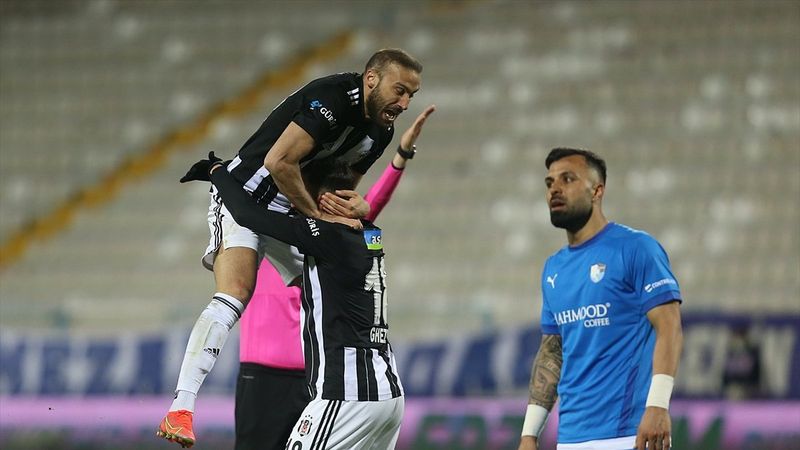 Beşiktaş deplasmanda Erzurumspor'a 4 gol attı