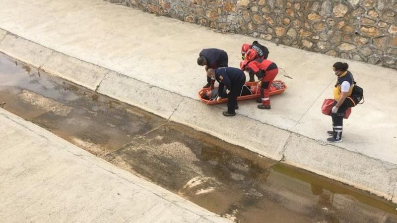 Muğla'da 13 yaşındaki çocuk dereye düştü