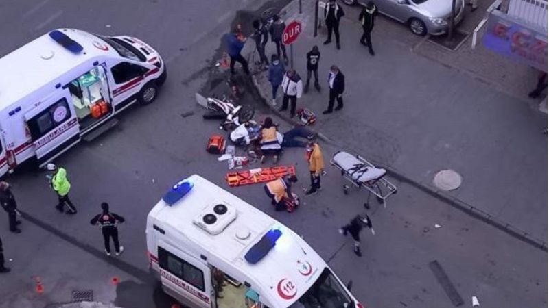 Kayseri'de ambulansın çarptığı motosikletli öldü