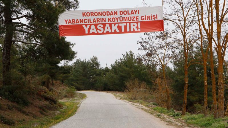 Çanakkale'de köye yabancı girişi yasaklandı, vaka sıfırlandı