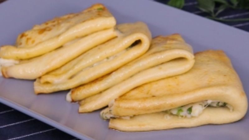 Börek tadında: Keçi peynirli krep