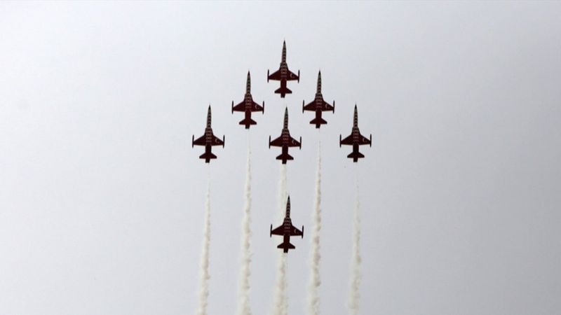 Türk Yıldızları, Hatay semalarında uçtu