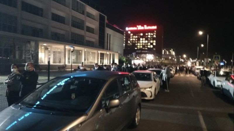 Ankara'da iftar sonrası, 55 yaş üstü aşı sırasına girdi