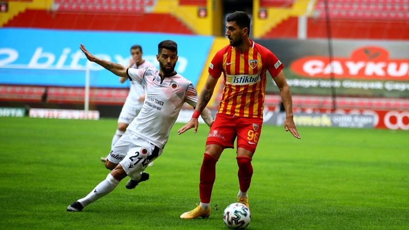 Kayserispor evinde Gençlerbirliği ile berabere kaldı