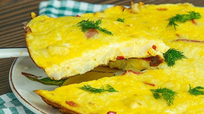 Sahurda yumurtasız yapamayanlara: Karnabaharlı omlet