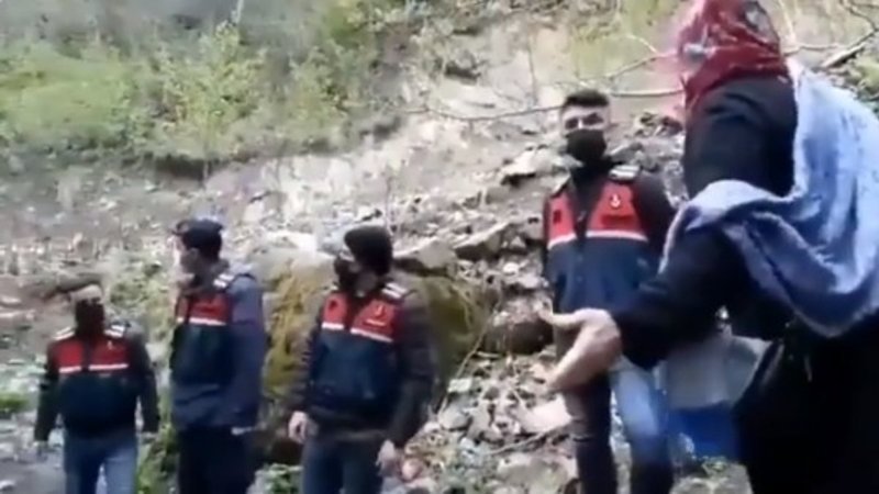 Rize'de köylülerin taş ocağı tepkisi