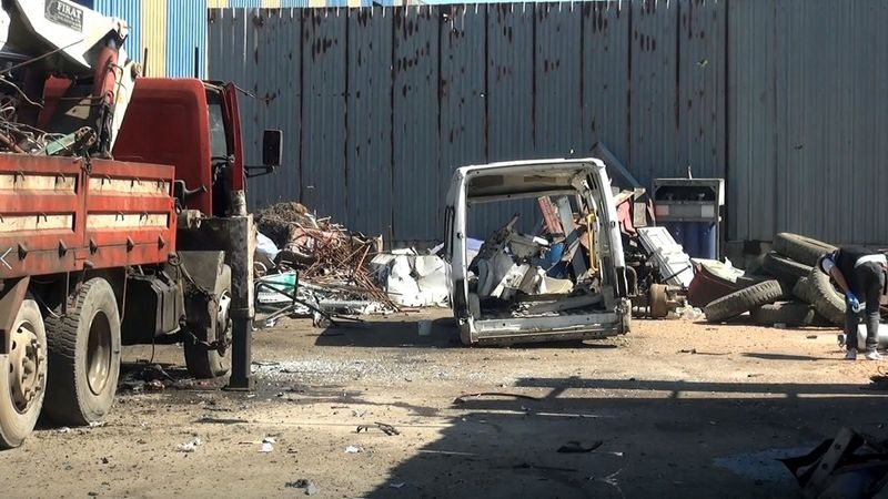 Hatay'daki hurdacı dükkanında oksijen tüpü patladı: 1 ölü