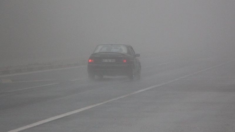 Bolu Dağı'nda yoğun sis