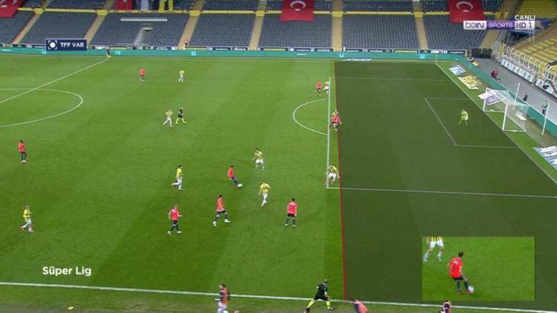 Fenerbahçe maçındaki tartışmalı ofsayt pozisyonu