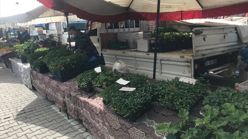 Çorum'da karantinada olması gerekirken pazarda satış yaptı