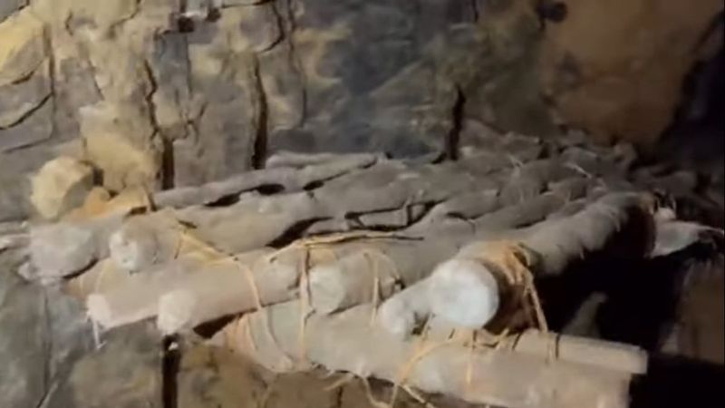 Kuzey Irak'taki terörist mağarasının içinden görüntüler