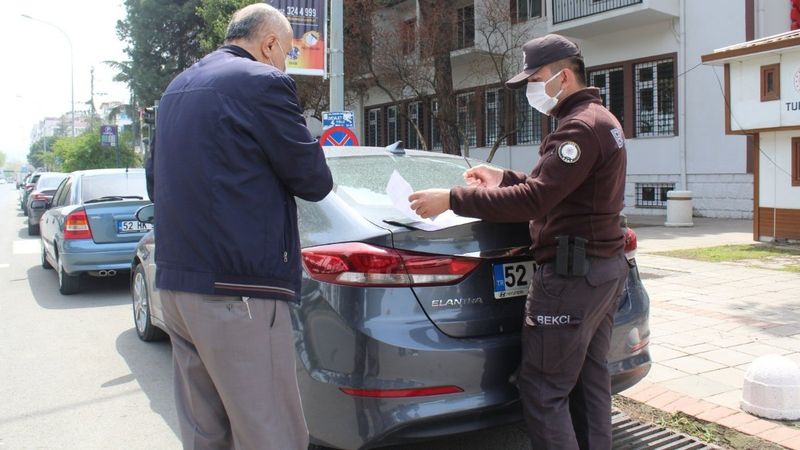 Ordu'da benzinliğe giden sürücü, cezadan kurtulamadı
