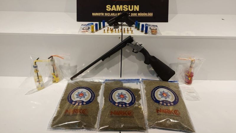 Samsun'a uyuşturucu getiren şahıs yakalandı
