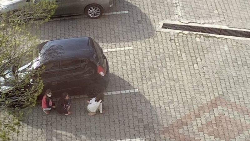 Sinop'ta polisten saklanan çocuklar