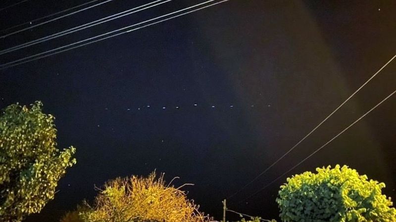 Gökyüzündeki esrarengiz ışıklar merak konusu oldu