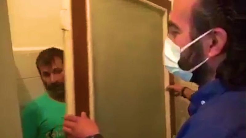 Kırıkkale'de kumar baskın: Söktüğü kapının arkasına gizlendi