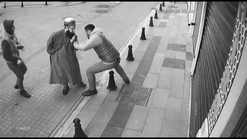 Bayrampaşa'da Kırmızıkan kardeşlere yapılan saldırının görüntüsü