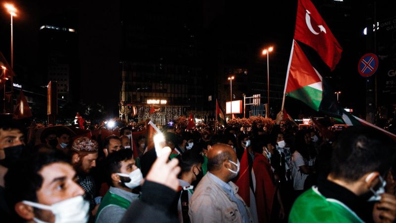 İHH'dan Kudüs'e destek gösterisi