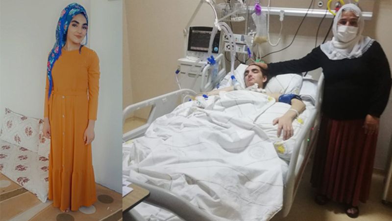 Diyarbakır'da kumalığı kabul etmeyince vurulan Emine yaşam savaşı veriyor