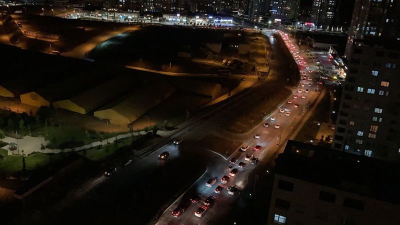 Başakşehir'de İsrail'i protesto konvoyu