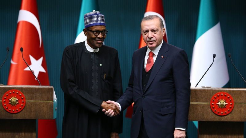 Cumhurbaşkanı Erdoğan, Nijerya Cumhurbaşkanı Buhari ile görüştü