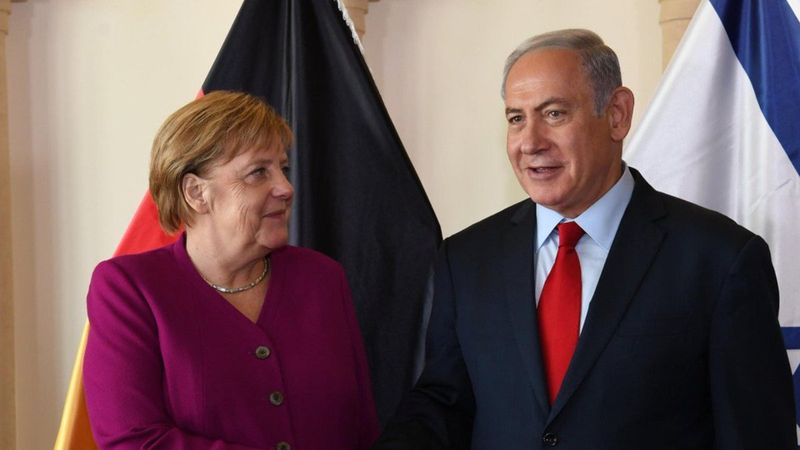 Merkel, Netanyahu ile görüştü