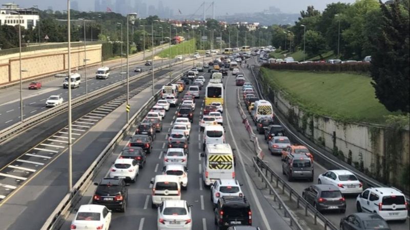 İstanbul’da trafik yoğunluğu