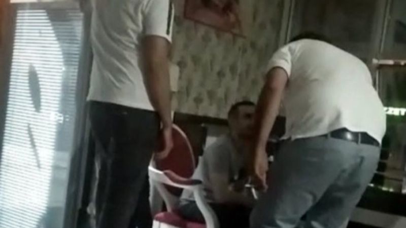 Esenyurt'ta taksicilerden taksiciye taciz dayağı