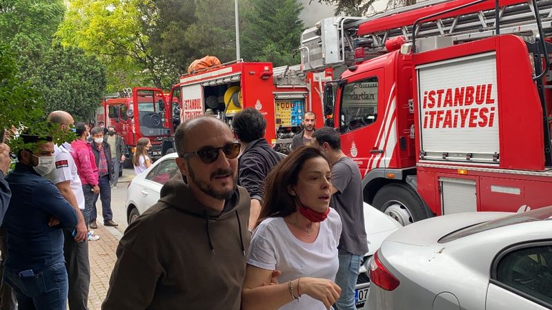 İstanbul’da film atölyesinde yangın çıktı