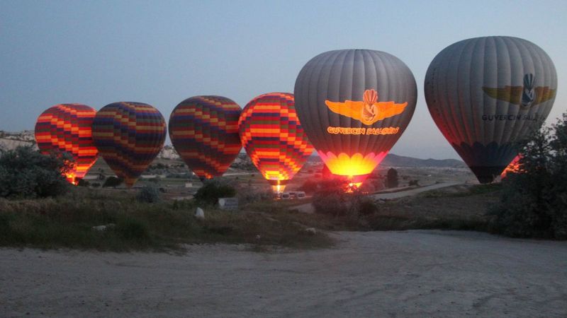 Kapadokya'da balonlar tekrardan gökyüzü ile buluştu