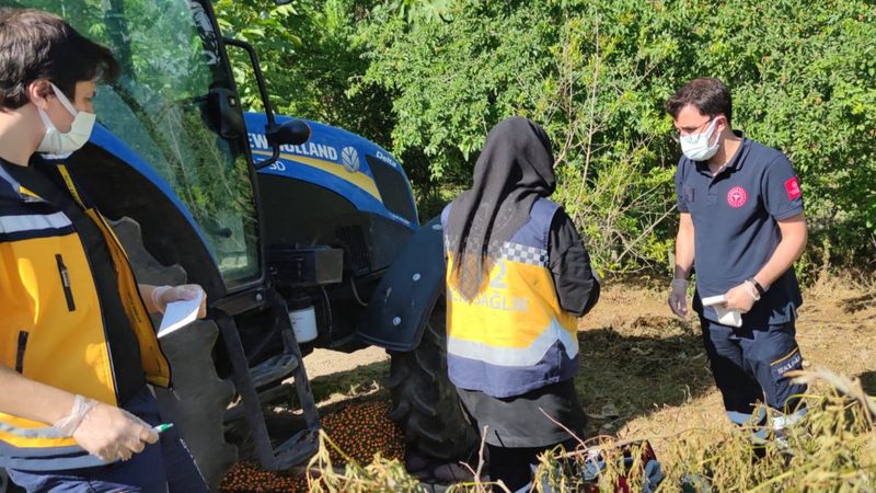 Balıkesir'de eşinin kullandığı traktörün altında can verdi