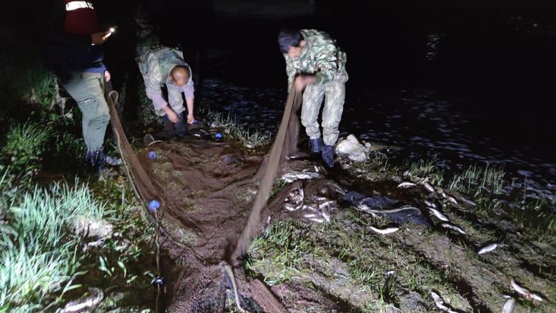 Van'da 3.5 ton inci kefali avına 69 bin lira ceza