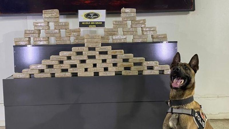 Ağrı'da 40 kilo 304 gram eroin ele geçirildi