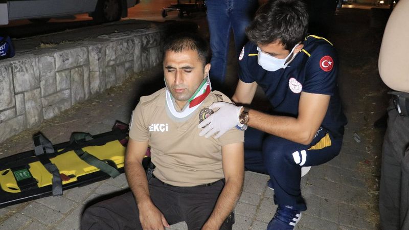 Adana'da drift yapan araç bekçiye çarptı