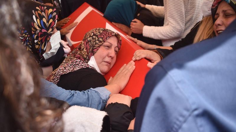 Irak şehidi Eyyüp Gergin'e veda