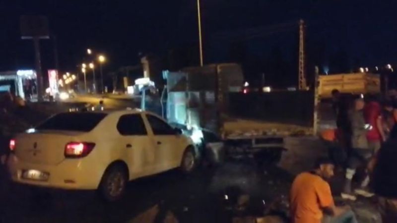 Kars’ta kazada yaralanan şahıs kaçtı, sağlık ekipleri peşinden koştu