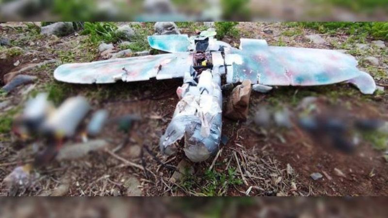 Fırat Kalkanı bölgesine maket uçaklı saldırı girişimi