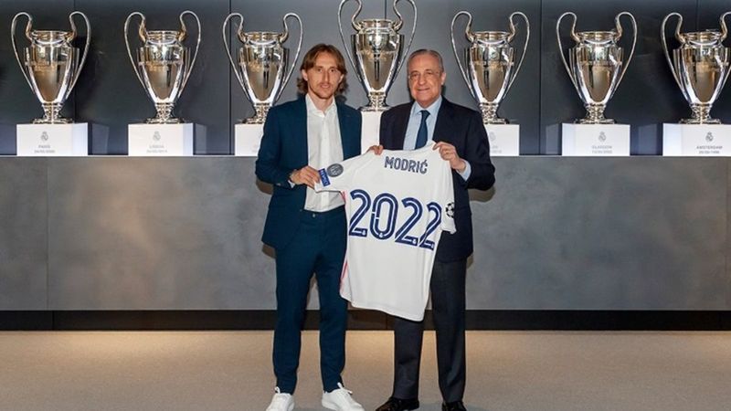Real Madrid, Modric ile nikah tazeledi