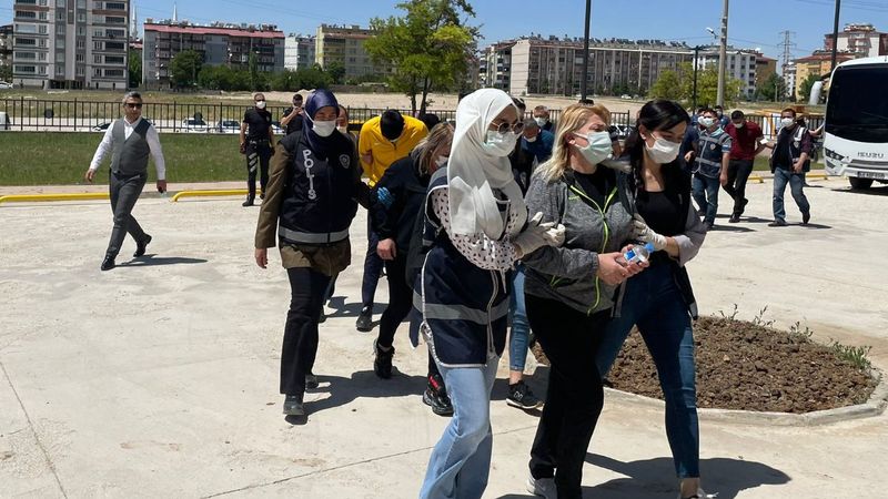 Kahramanmaraş’ta fuhuş operasyonu: 9 gözaltı