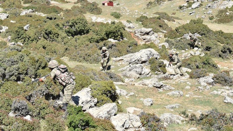 Azerbaycan askerleri, Isparta'da tatbikat yaptı