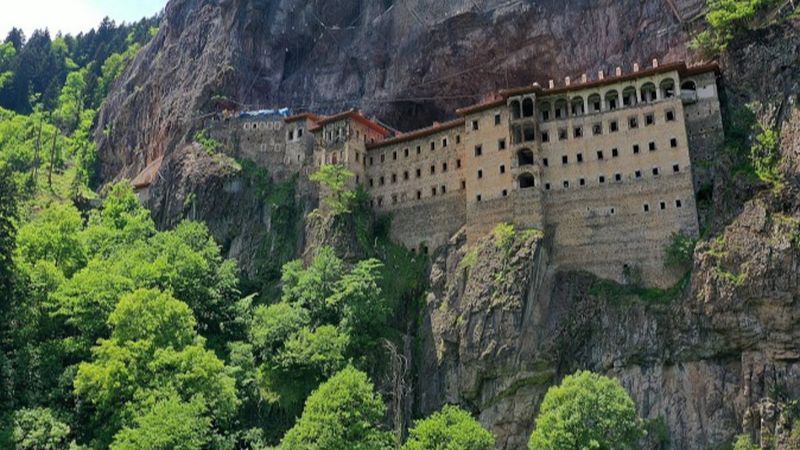 Sümela Manastırı'nda restorasyon çalışmalarında sona gelindi