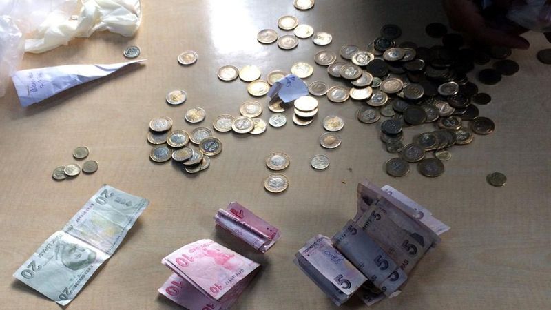 Kayseri'deki dilencinin paraları, bebek bezinden çıktı